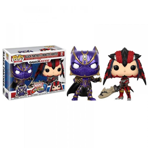 Фігурки Funko POP! Games: Black Panther vs Monster Hunter (2-Pack), (22780)