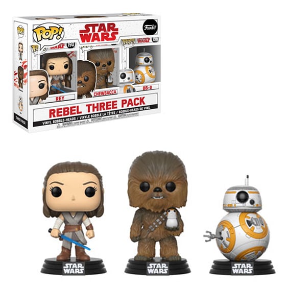 Фигурки Funko POP!: Star Wars: The Last Jedi: Rebel Three Pack, (26487)