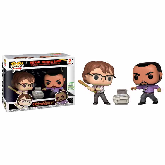 Набір фігурок Funko POP! Movies: Office Space: Michael Bolton & Samir (2019 Spring Convention Exclusive), (36968)