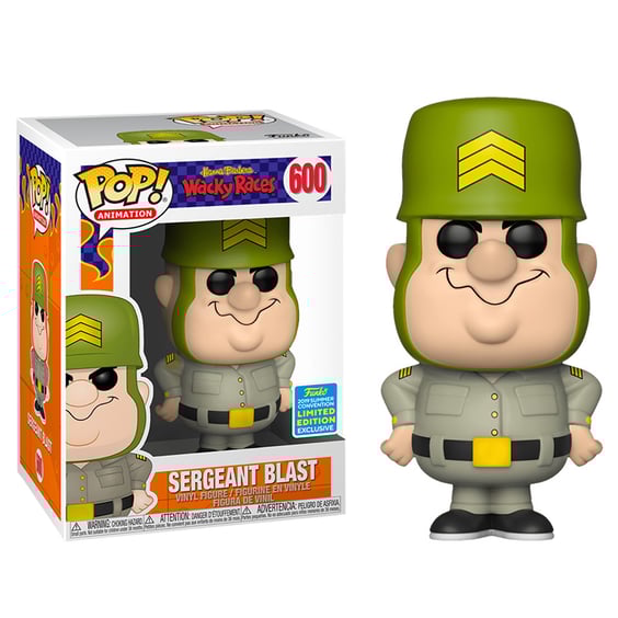 Фігурка Funko POP! Animation: Hanna Barbera: Wacky Races: Sergeant Blast (Comic Con Limited Edition), (40230)