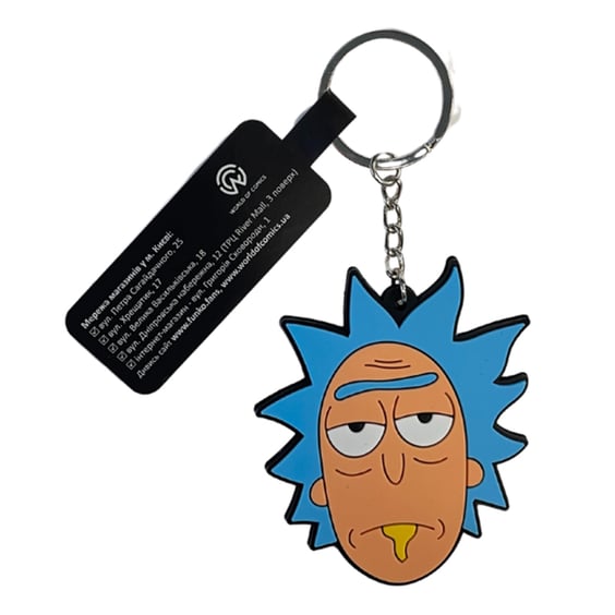 Брелок двосторонній Rick & Morty: Rick, (10037)