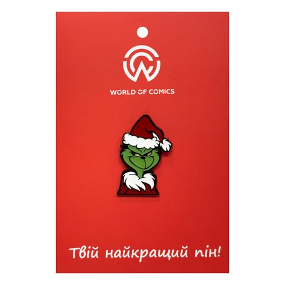 Металлический значок (пин) Grinch, арт. 10131