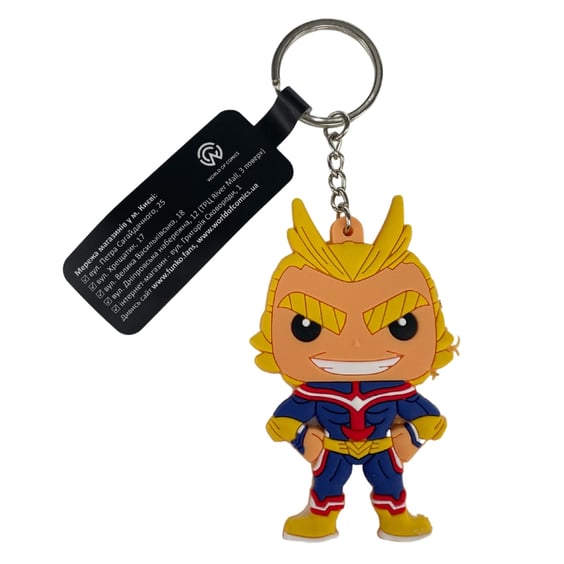 Брелок двухсторонний My Hero Academia: All Might, (10278)