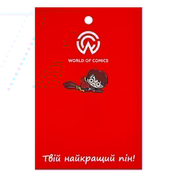 Металевий значок (пін) Wizarding World: Harry Potter: Harry Potter On Nimbus Two Thousand (Chibi), (10729)