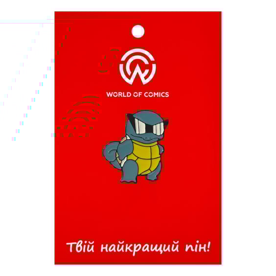 Металлический значок (пин) Pokemon: Squirtle In Sunglasses, (10964)