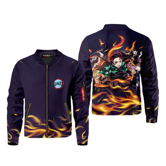Куртка Demon Slayer: Tanjiro, Nezuko, Zenitsu, Inosuke (2XL), (109990)