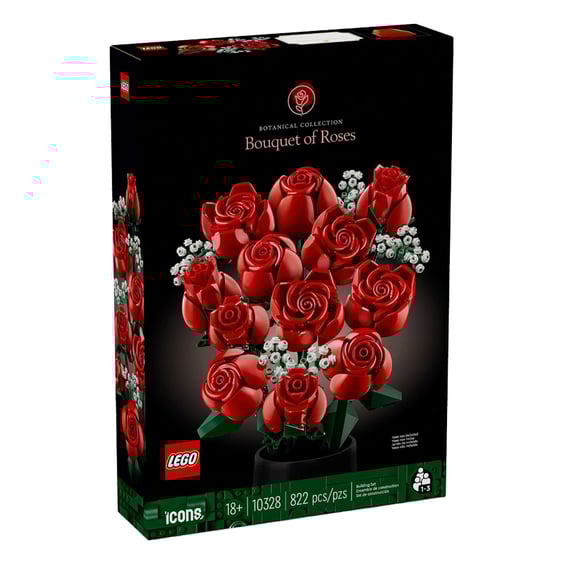 Конструктор LEGO: Icons: Botanical Collection: Bouquet of Roses, (10328) 6