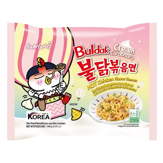 Лапша Samyang: Buldak: Cream Carbonara, (114814)