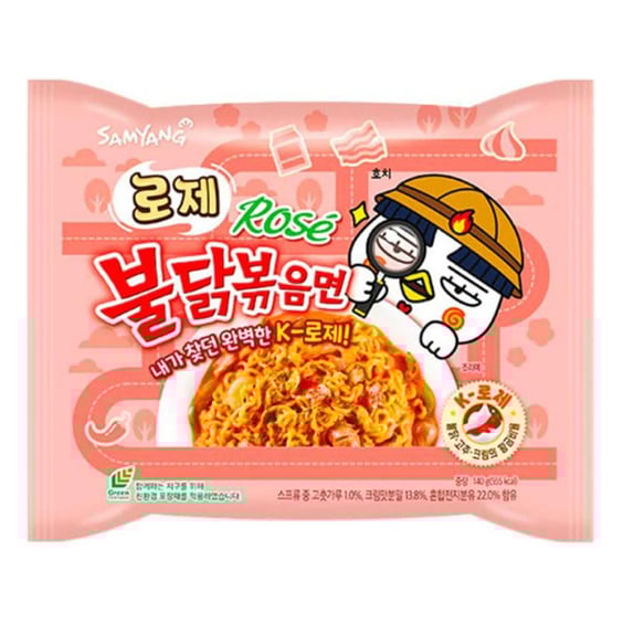 Лапша Samyang: Buldak: Hot Chicken Rosé, (115194)
