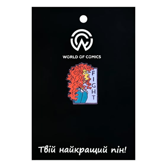 Металевий значок (пін) Disney: Brave: Merida: «‎Fight», (11625)