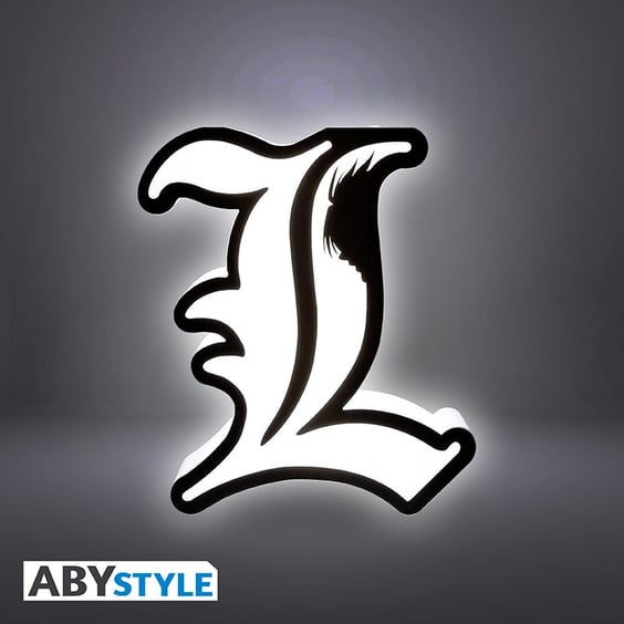 Світильник ABYstyle: Death Note: L: Logo, (119012) 5