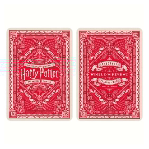 Игральные карты Theory11: Wizarding World: Harry Potter: Hogwarts: Gryffindor (Red), (120026) 7