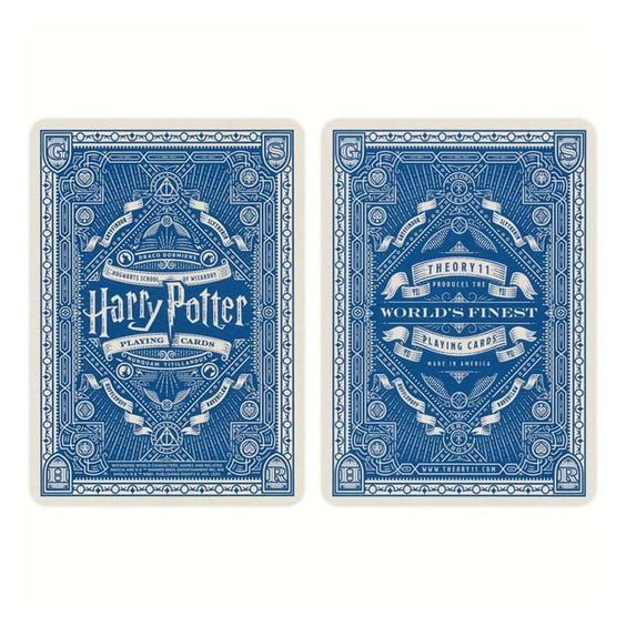 Карти гральні Theory11: Wizarding World: Harry Potter: Hogwarts: Ravenclaw (Blue), (120027) 6