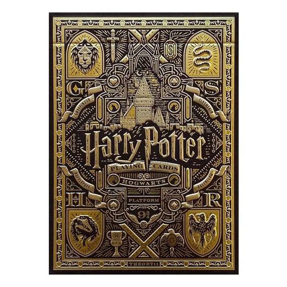 Игральные карты Theory11: Wizarding World: Harry Potter: Hogwarts: Hufflepuff (Yellow), (120028)