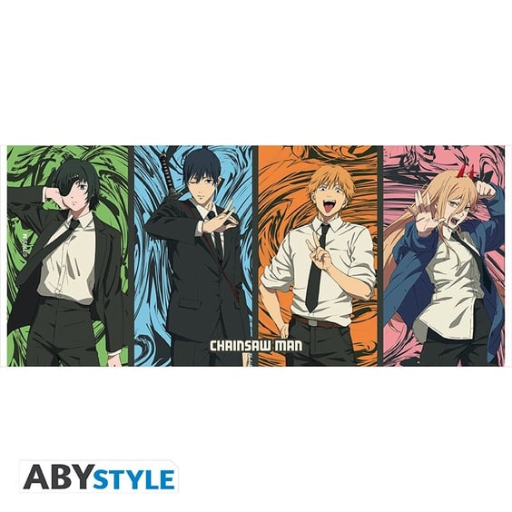Кухоль ABYstyle: Chainsaw Man: Denji, Power, Aki and Himeno, (123132) 3