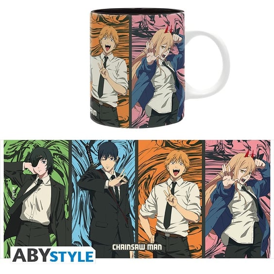 Кухоль ABYstyle: Chainsaw Man: Denji, Power, Aki and Himeno, (123132) 4