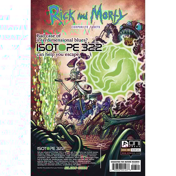 Комикс Rick & Morty. Corporate Assets. Volume 1. #3 (Lee's Cover), (1235)