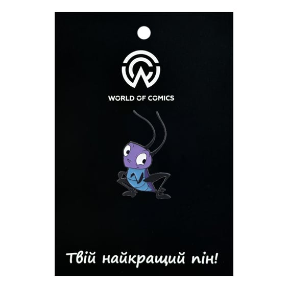 Металлический значок (пин) Disney: Mulan: Lucky Bug Cri-Kee, (12463)