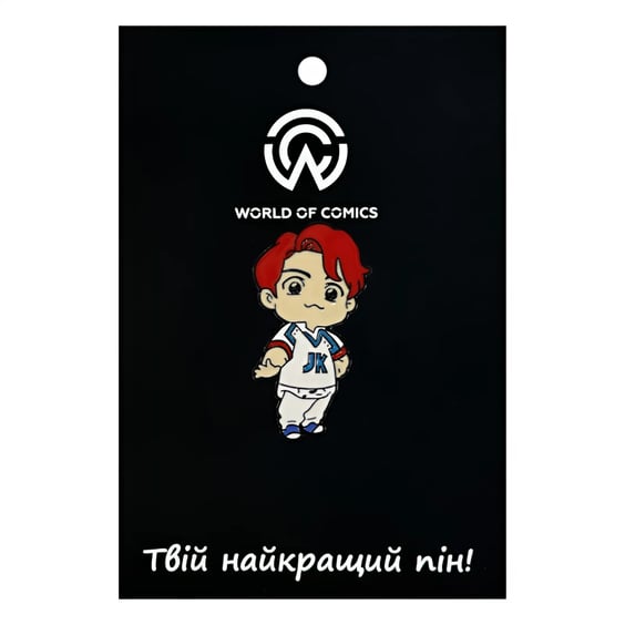 Металлический значок (пин) BTS: Jung Kook, (12676)