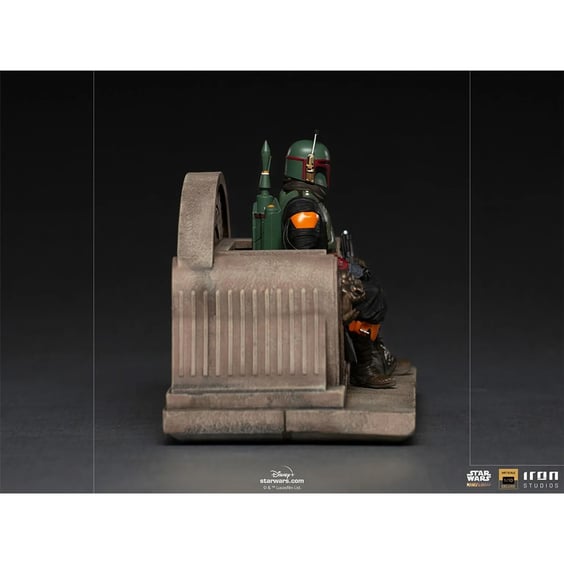 Колекційна фігура Iron Studios: Star Wars: The Mandalorian: Boba Fett on Throne (Deluxe), (128099) 3
