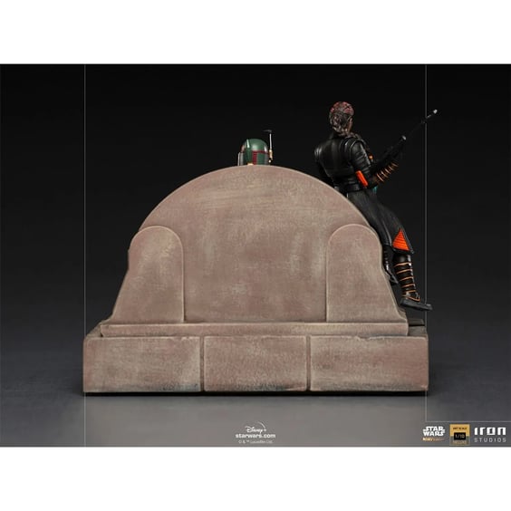 Колекційна фігура Iron Studios: Star Wars: The Mandalorian: Boba Fett and Fennec Shand on Throne (Deluxe), (128105) 4