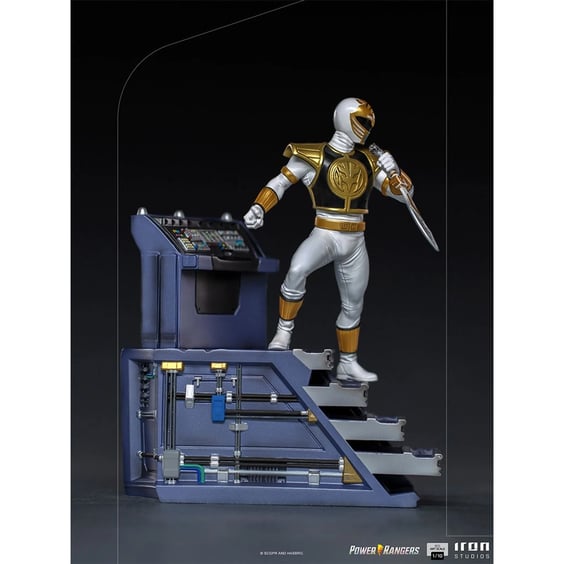Колекційна фігура Iron Studios: Mighty Morphin Power Rangers: White Ranger, (128204) 3