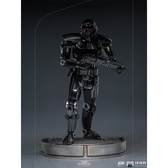 Колекційна фігура Iron Studios: Star Wars: The Mandalorian: Dark Trooper, (128389)