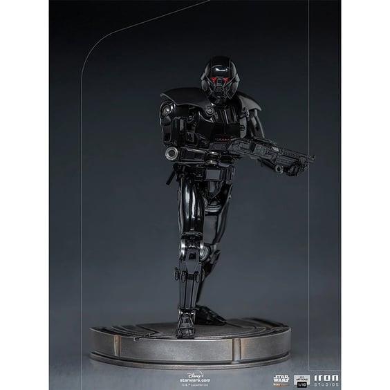 Колекційна фігура Iron Studios: Star Wars: The Mandalorian: Dark Trooper, (128389) 4