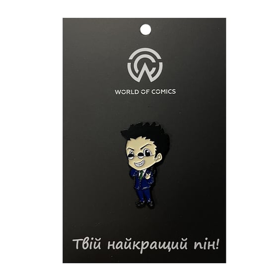 Металлический значок (пин) Hunter x Hunter: Leorio Paradinight, (13502)