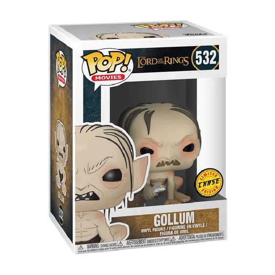 Фигурка Funko POP!: Movies: The Lord of the Rings: Gollum (Chase Limited Edition), (135597) 3