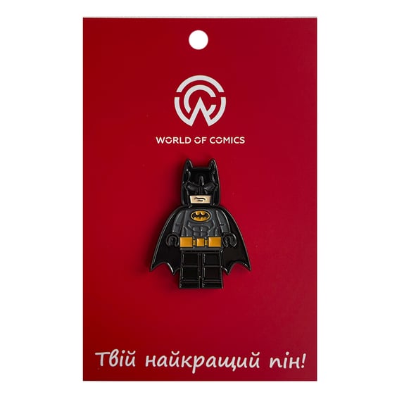 Металлический значок (пин) DC: Lego: Batman, (13623)