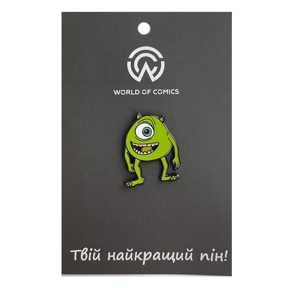 Металлический значок (пин) Disney: Monsters, Inc.: Mike Wazowski, (13662)
