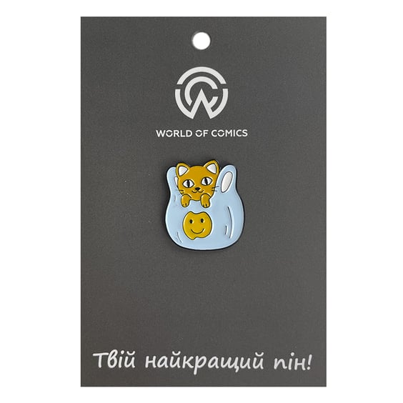 Металлический значок (пин) The Cat in the Bag, (13664)