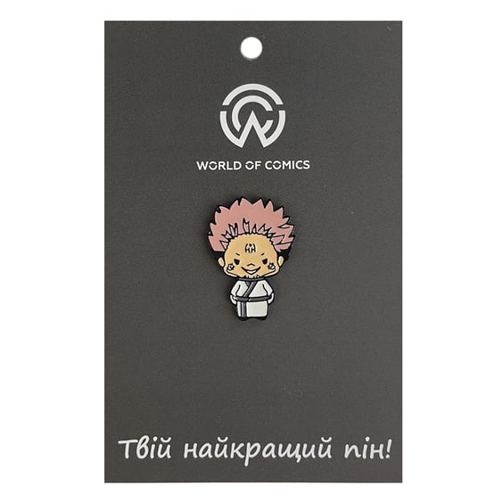 Металлический значок (пин) Jujutsu Kaisen: Sukuna (Chibi), (13685)