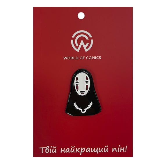 Металлический значок (пин) Studio Ghibli: Spirited Away: Kaonashi, (13805)