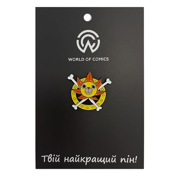 Металлический значок (пин) One Piece: Thousand Sunny: Logo, (13841)