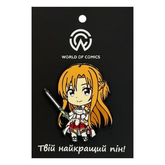 Металевий значок (пін) Sword Art Online: Asuna Yuuki, (13901)
