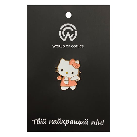 Металлический значок (пин) Hello Kitty: Kitty Angel, (14054)