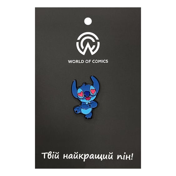 Металевий значок (пін) Disney: Lilo & Stitch: Stitch in Love, (14065)