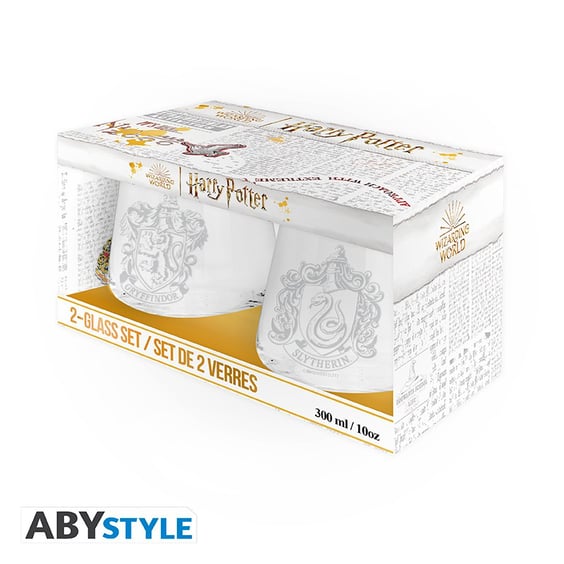 Набір келихів ABYstyle: Wizarding World: Harry Potter: Hogwarts: Houses: Gryffindor and Slytherin, (140658) 4