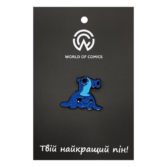 Металлический значок (пин) Disney: Lilo & Stitch: Stitch Upside Down, (14066)
