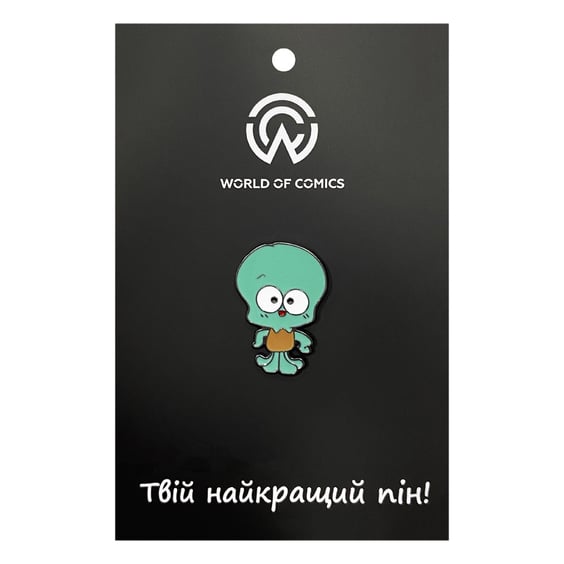 Металлический значок (пин) SpongeBob SquarePants: Cute Squidward, (14069)