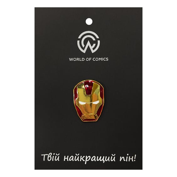 Металевий значок (пін) Marvel: Iron Man: Helmet, (14072)