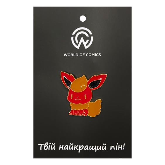Металевий значок (пін) Pokemon: Flareon, (14087)
