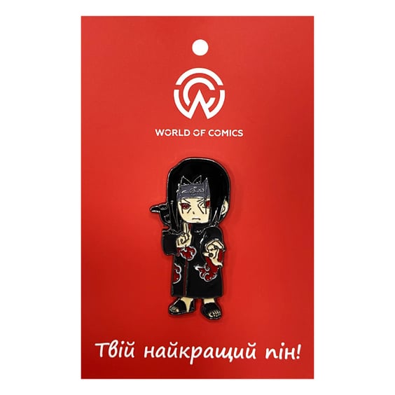 Металевий значок (пін) Naruto: Itachi Uchiha, (14096)