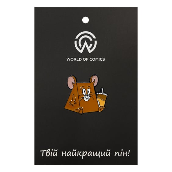 Металевий значок (пін) Tom & Jerry: Jerry Cheese, (14105)
