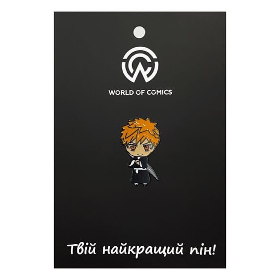 Металевий значок (пін) Bleach: Ichigo Kurosaki (Chibi), (14112)