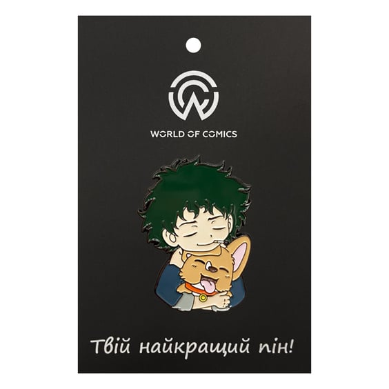 Металевий значок (пін) Cowboy Bebop: Spike and Ein, (14122)