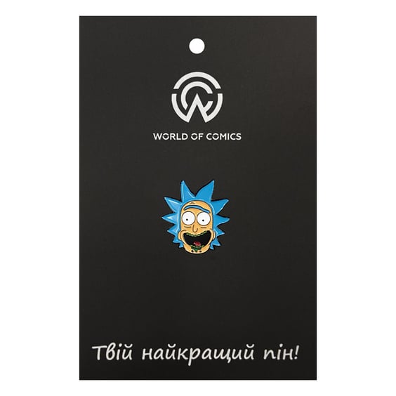 Металевий значок (пін) Rick & Morty: Rick Sanchez, (14141)