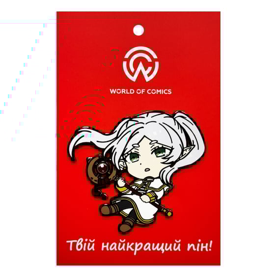 Металлический значок (пин) Frieren: Beyond Journey's End: Frieren (Chibi), (14204)